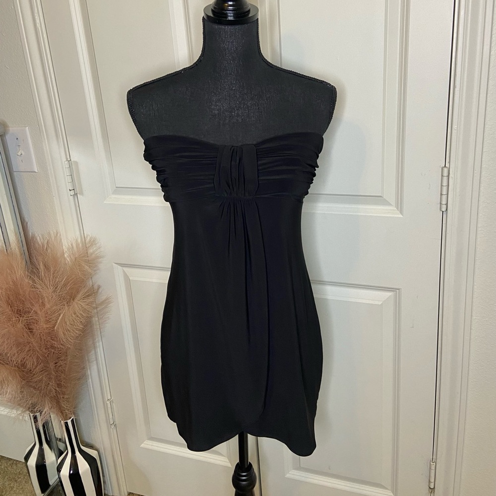 White House Black Market Black Tube Top Size Medium